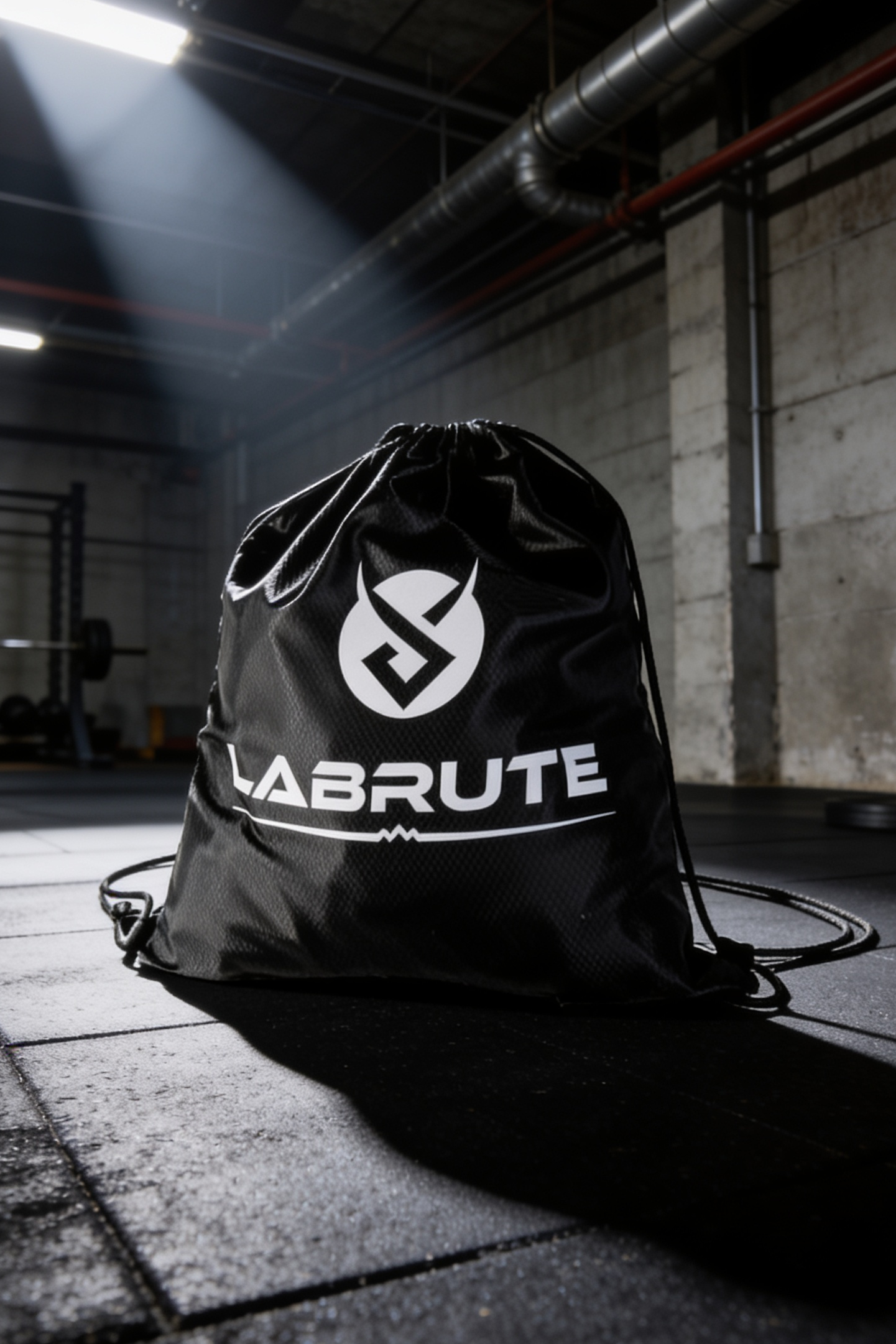 BLACK SPORT BACKPACK WITH ZIPPER POCKET