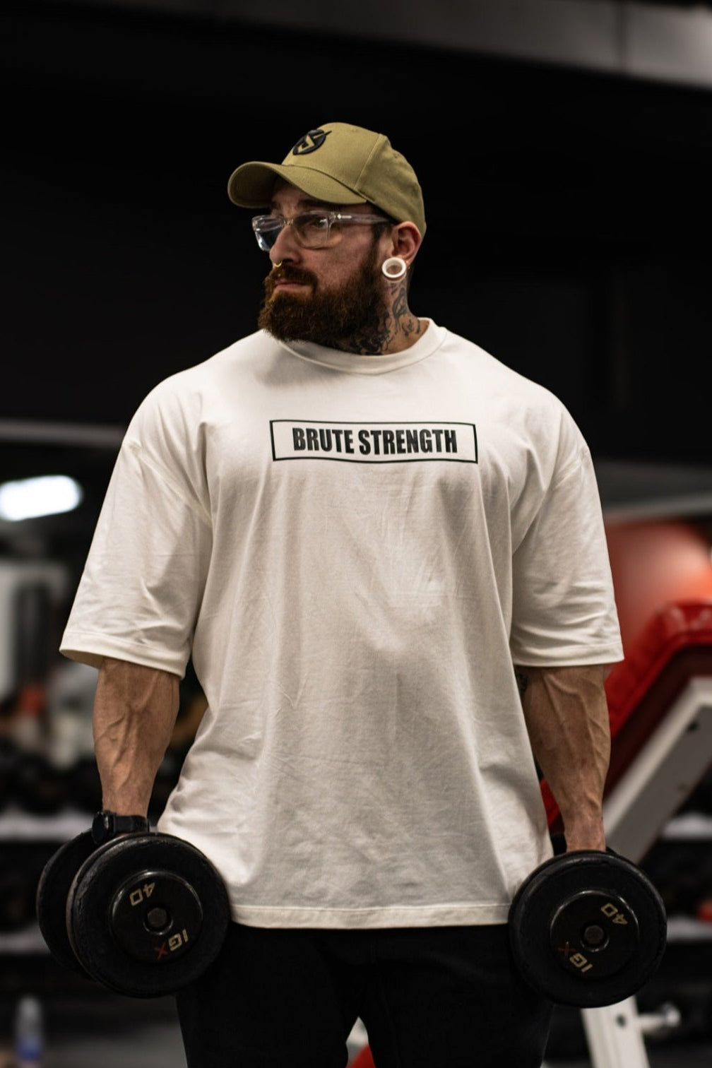 OVERSIZED "BRUTE STRENGTH" T-SHIRT
