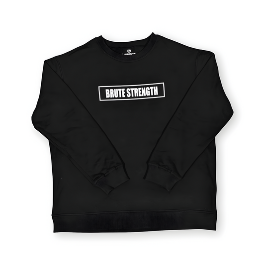 premiumwear,activewear,gymwear,apparel,athletic,bodybuilding,fitness,sport,gym,Labrute,men,man,homme,Canada,Québec,clothing,crewneck,sweatshirt,chandail,colrond,organic,organique,eco,bio,vetement,manchelongue,sweater,black,noir,labrutestrength,brutestrength