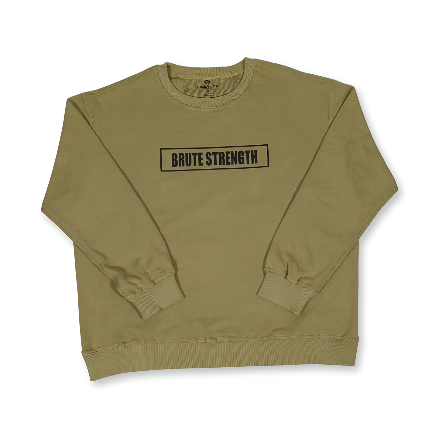 premiumwear,activewear,gymwear,apparel,athletic,bodybuilding,fitness,sport,gym,Labrute,men,man,homme,Canada,Québec,clothing,crewneck,sweatshirt,chandail,colrond,organic,organique,eco,bio,vetement,manchelongue,sweater,kaki,khaki,labrutestrength,brute,brutestrength