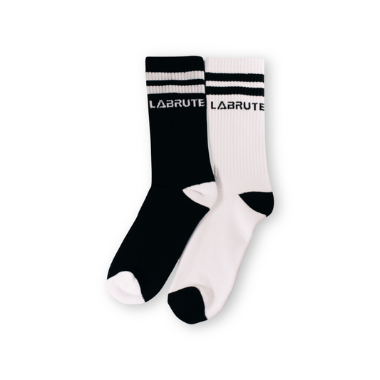 Labrute,brutestrength,premiumwear,activewear,gymwear,apparel,Canada,Québec,casual,clothing,accessories,socks,bas,chaussettes,underwear,cotton,black,white,stripes,long