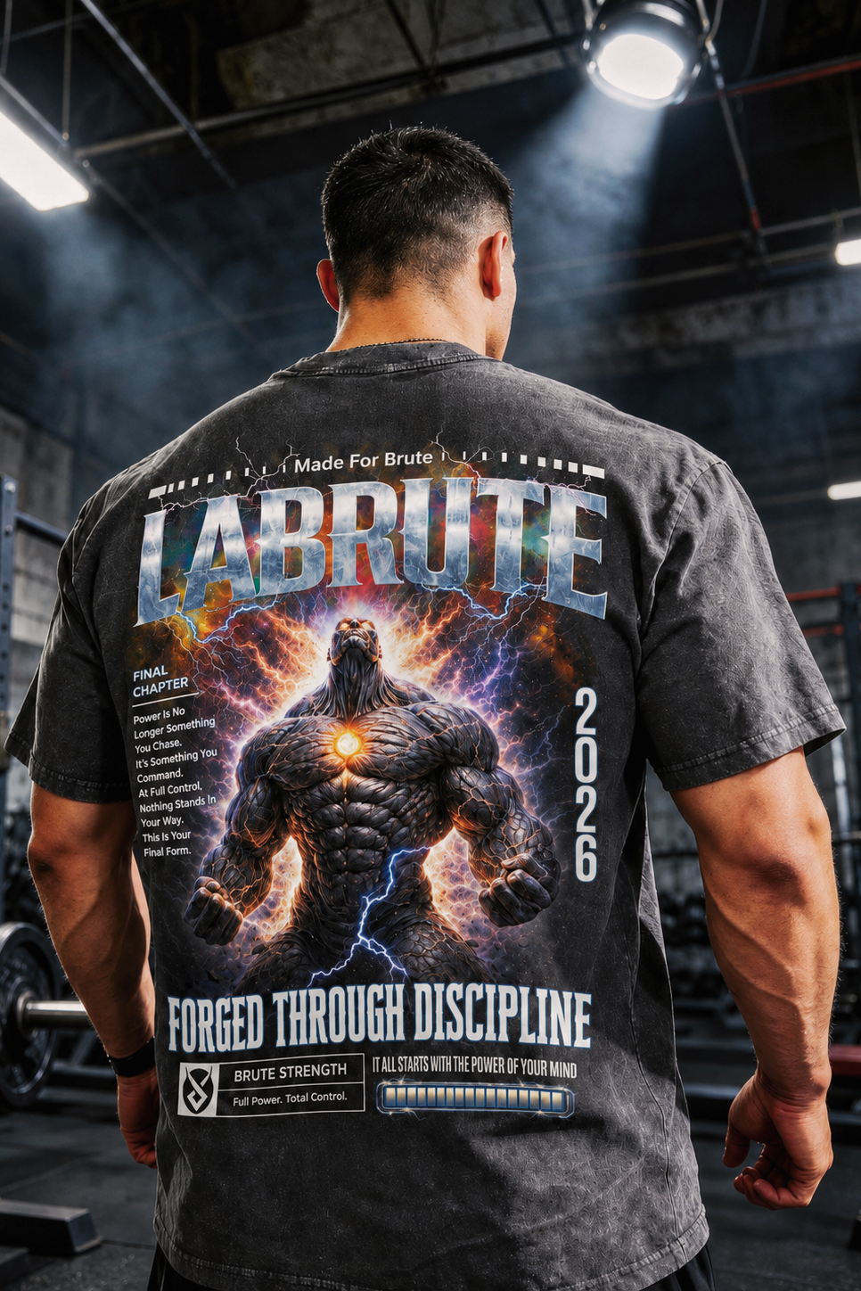 Tshirt oversized vintage noir Labrute  pour le gym ou de tous les jours, design au Canada, produit du Québec, parfait pour les bodybuilders, la musculation, graphique style cartoon rock metal, power within collection, pour un fort mindset , très confortable durable doux et de qualité,Labrute vintage black oversized t-shirt for the gym or everyday, design in Canada, product from Quebec, perfect for bodybuilders, bodybuilding, cartoon rock metal style graphic, power within collection, for a strong mindset