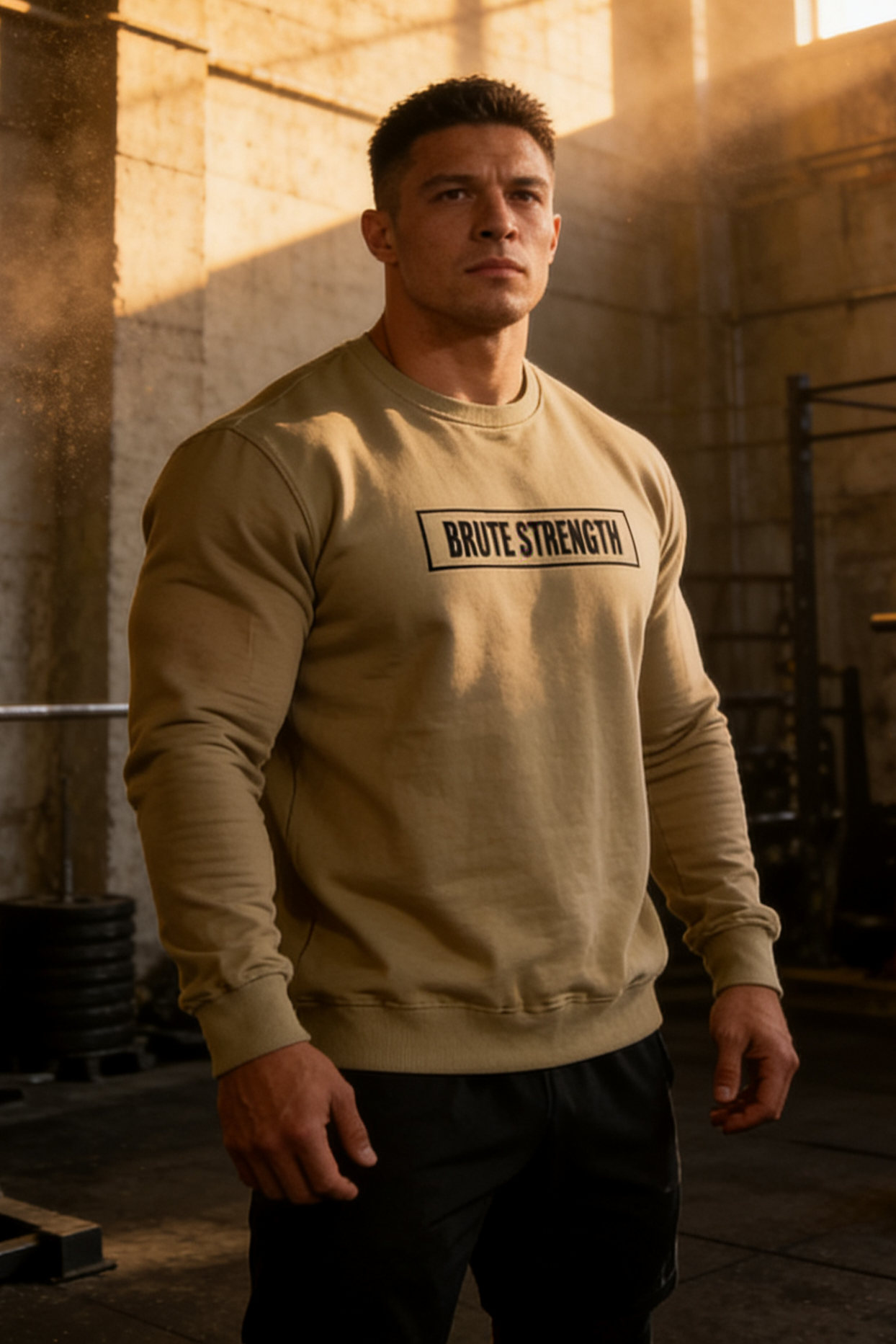 "BRUTE STRENGTH" CREWNECK SWEATSHIRT